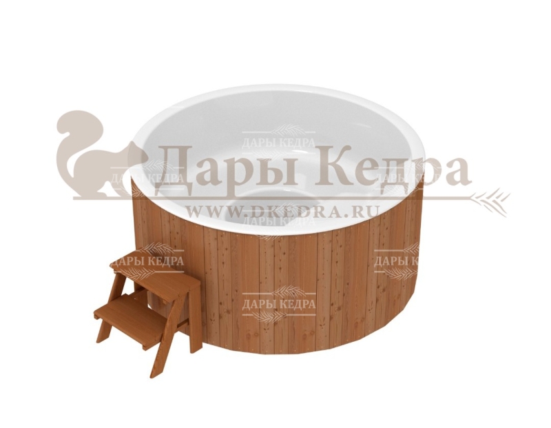 Круглая композитная купель «ОПТИМА 195»